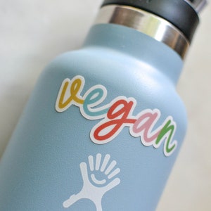 Vegan - Waterproof Vinyl Sticker - 2.5&quot;