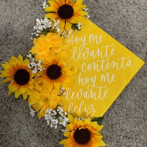CUSTOM Grad Cap Decal / Graduation Modern Calligraphy Sticker / Personalized / Hand Lettered, Unique image 7