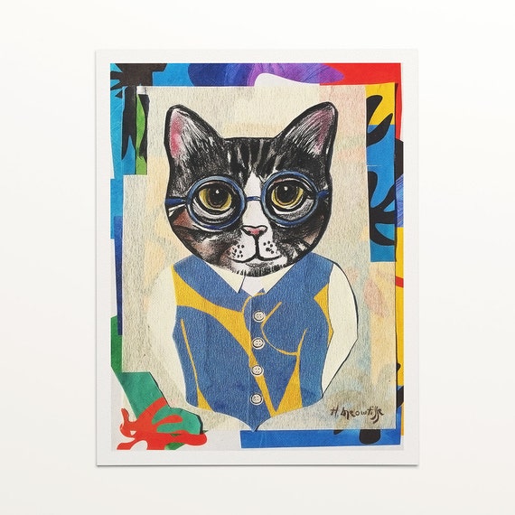 Archival Print, "Henri Meowtisse"