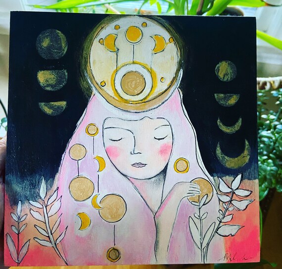 Original Painting, "The High Priestess"