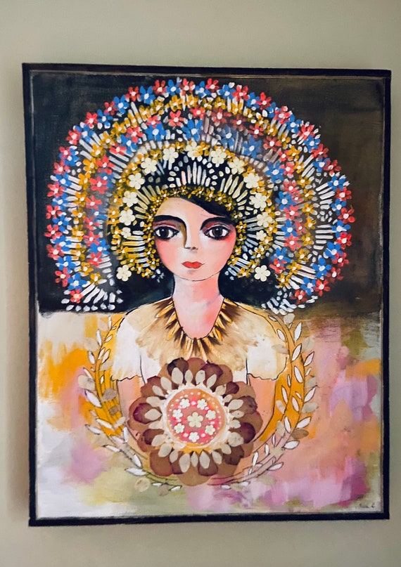 Original Painting, "The Flower Empress"