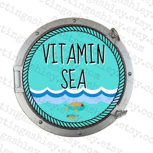 Vitamin Sea Porthole Cruise Door Magnet