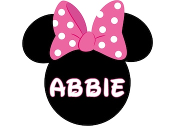 Personalized Minnie Head Cruise Door Magnet