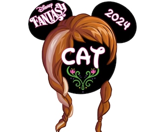 Anna of Arendelle Personalized Disney Cruise Door Magnet