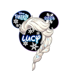 Elsa Personalized Disney Cruise Door Magnet