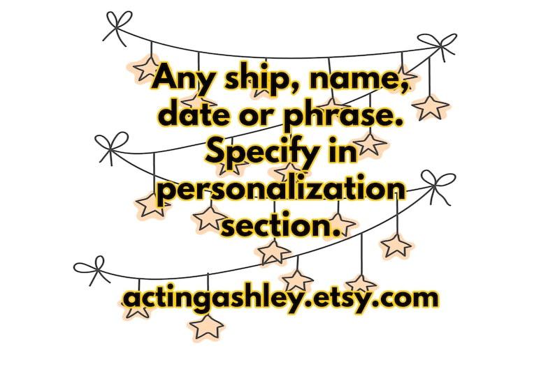 Let's Cruise Personalized Cruise Door Magnet image 3