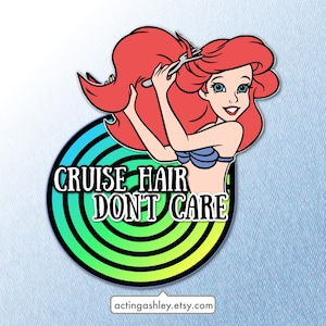 Cruise Hair Don't Care Cruise Door Magnet