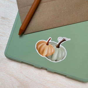 Punkin Doodle Pumpkins Vinyl Sticker || Weatherproof and Waterproof die cut stickers for tumblers, laptop, notebook, journals