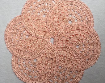 Peach Pink Coaster - 6 in Pack - Icelandic Production