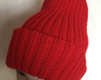 RED Double Layered Hat - Icelandic Production