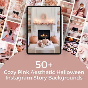 Sfondi storia di Instagram, Halloween rosa // Sfondo Instagram, Sfondo storia, Modello Instagram, Sfondi IG, Carta digitale