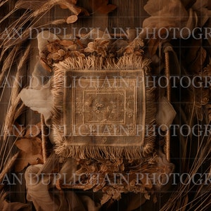 Digital Background, Neutral BOHO Newborn Digital Backdrop, Newborn Photo Prop Digital, Newborn Photography, Basket Backdrop, HIGH RESOLUTION