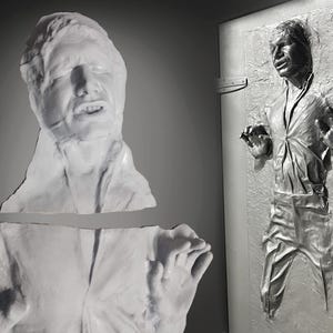 Han Solo Frozen in Carbonite Life Cast Kit of Harrison Ford w/ Shipping -US Buyers