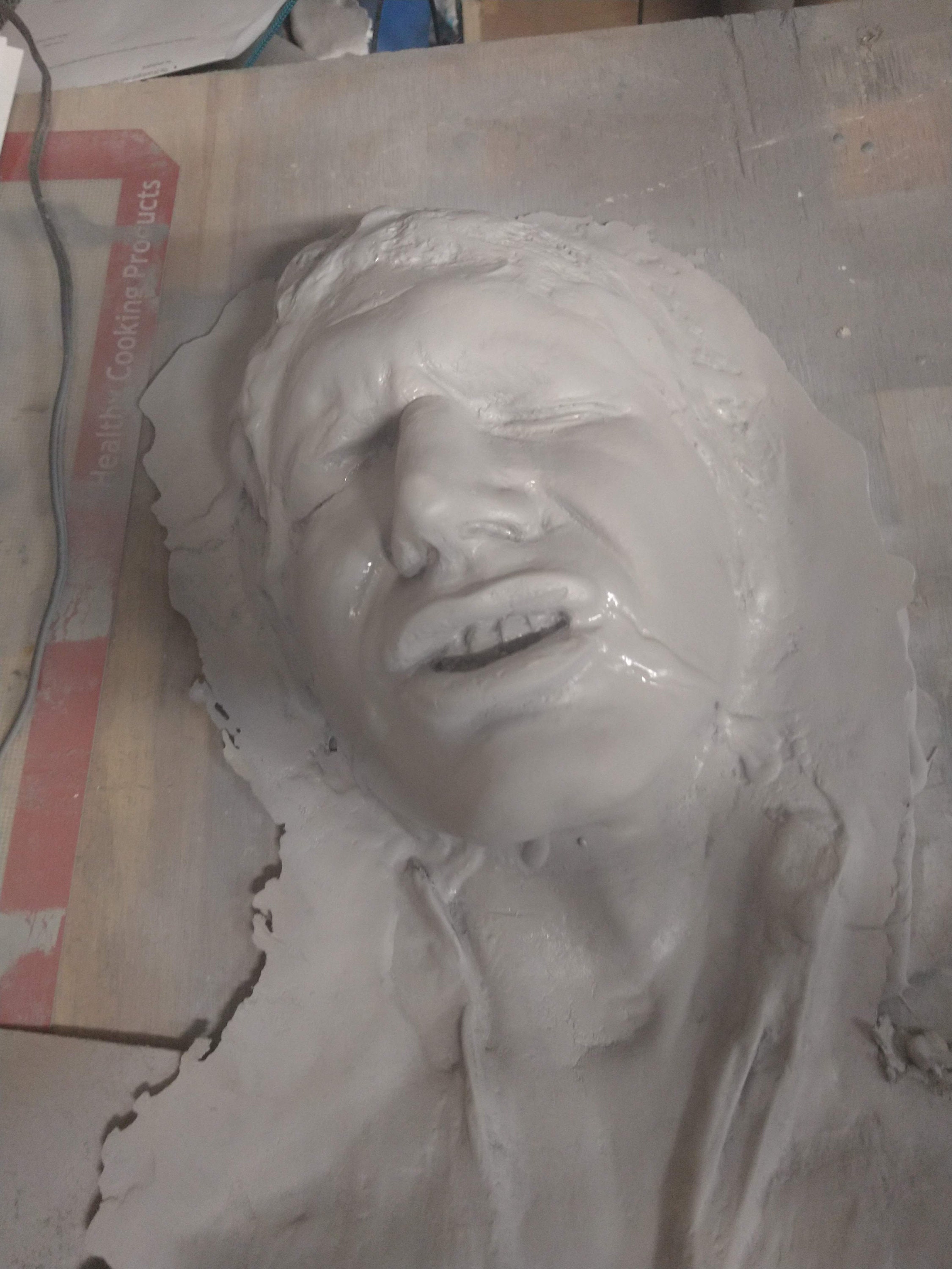 Life size han solo in hotsell carbonite kit