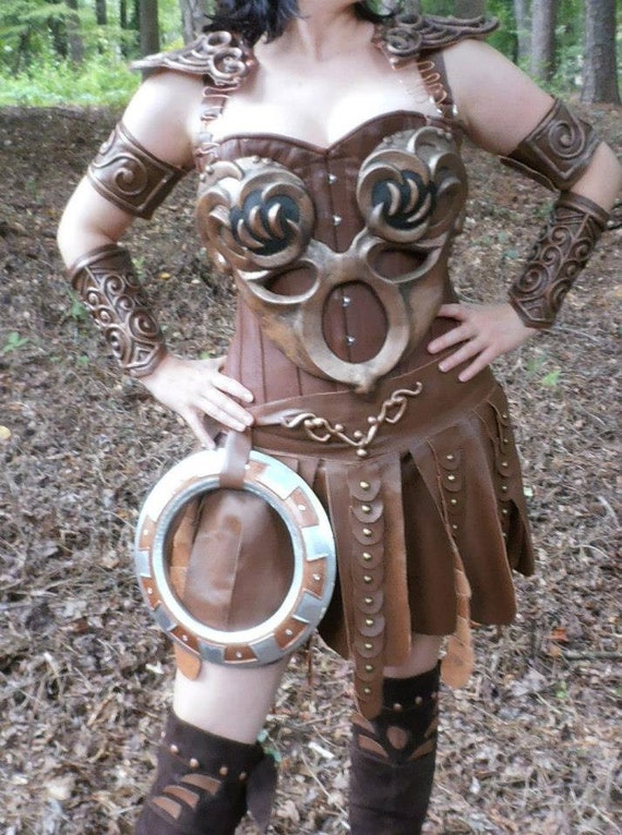 Xena Warrior Princess Armor Skirts and Corsetno Chakram - Etsy