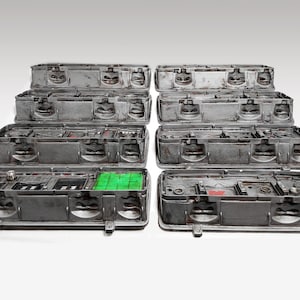 CUSTOM *Set of 4 ONLY including lit Graph Han Solo Carbonite Raised Control Panels