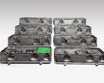 PERSONALIZADO *Juego de 4 SOLAMENTE, incluye paneles de control elevados de carbonita de Han Solo con gráficos iluminados
