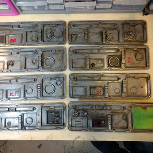 Flat Version Han Solo Frozen Carbonite Side Control Panels image 2