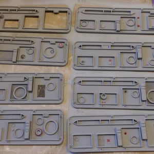 Flat Version Han Solo Frozen Carbonite Side Control Panels image 7