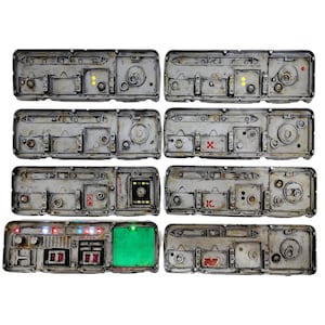 Flat Version -Han Solo Frozen Carbonite Side Control Panels