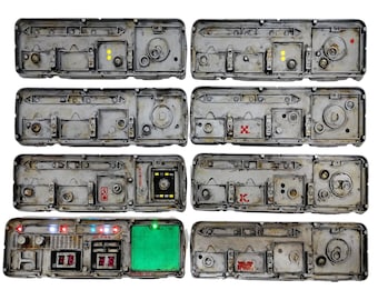 Flache Version - Han Solo Frozen Carbonite Side Control Panels