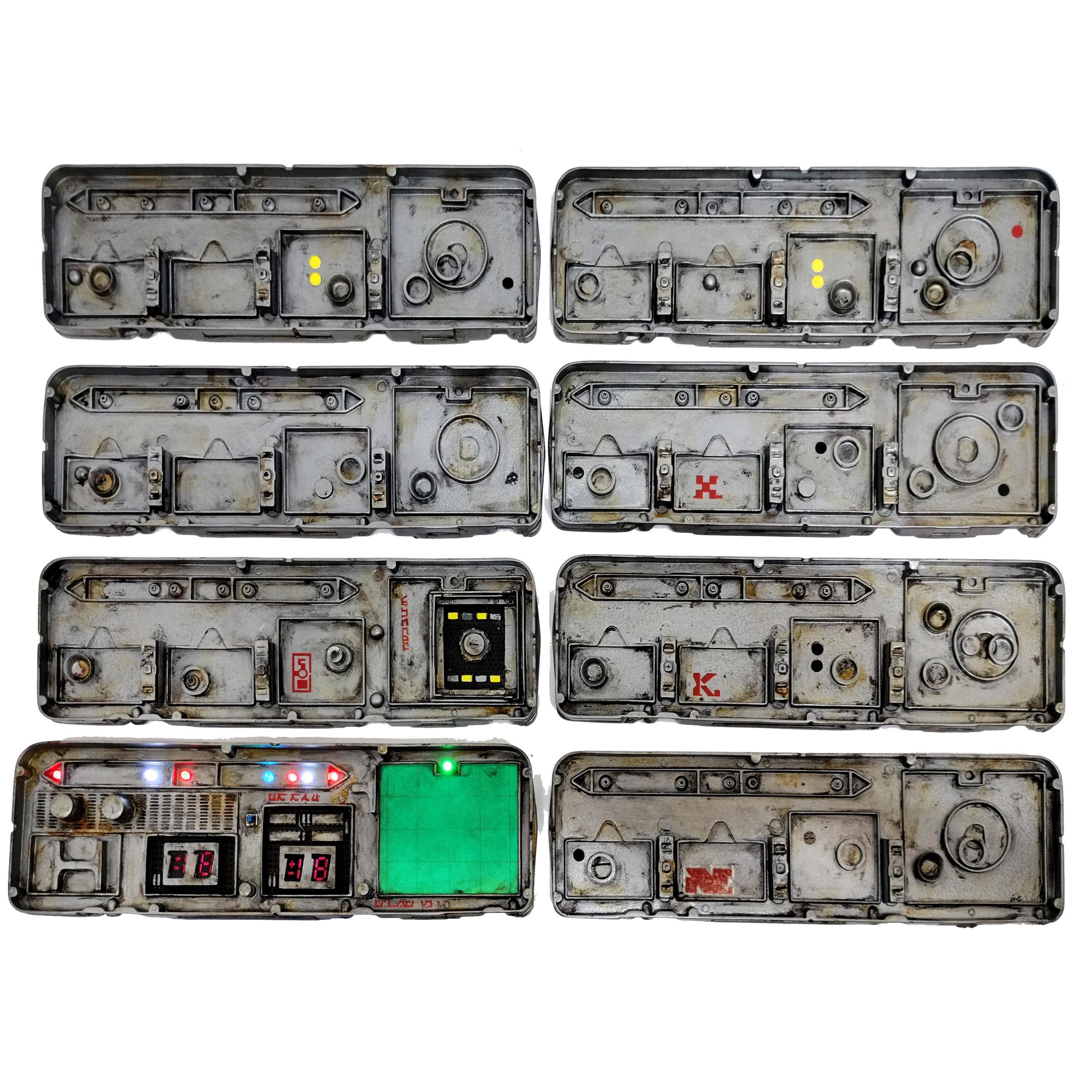 Flat Version -han Solo Frozen Carbonite Side Control Panels - Etsy