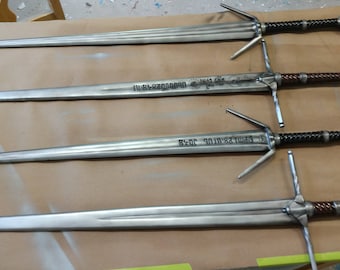 Witcher 3 Dual Swords: Steel -Ultimatum & Silver- Maugrim Swords