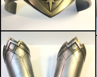 Wonder Woman Tiara, Bracers, and Armband Set — J Emerald Studio