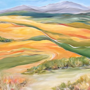 Walking Path View, original art