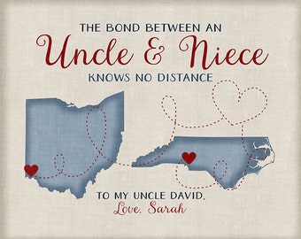 Gift For Aunt Uncle Nephew And Nieces Godparents Long Etsy