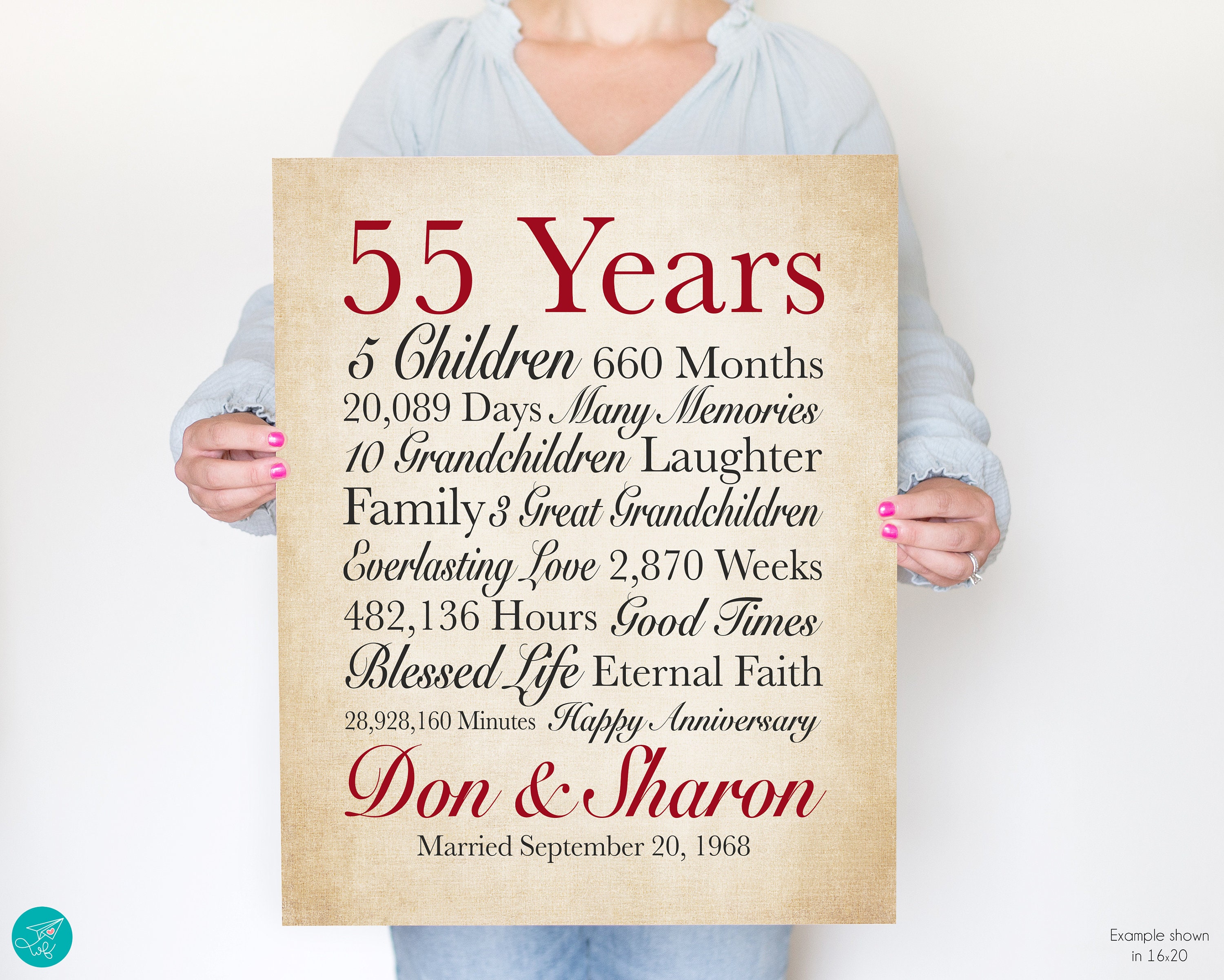 55 years 2024 wedding anniversary