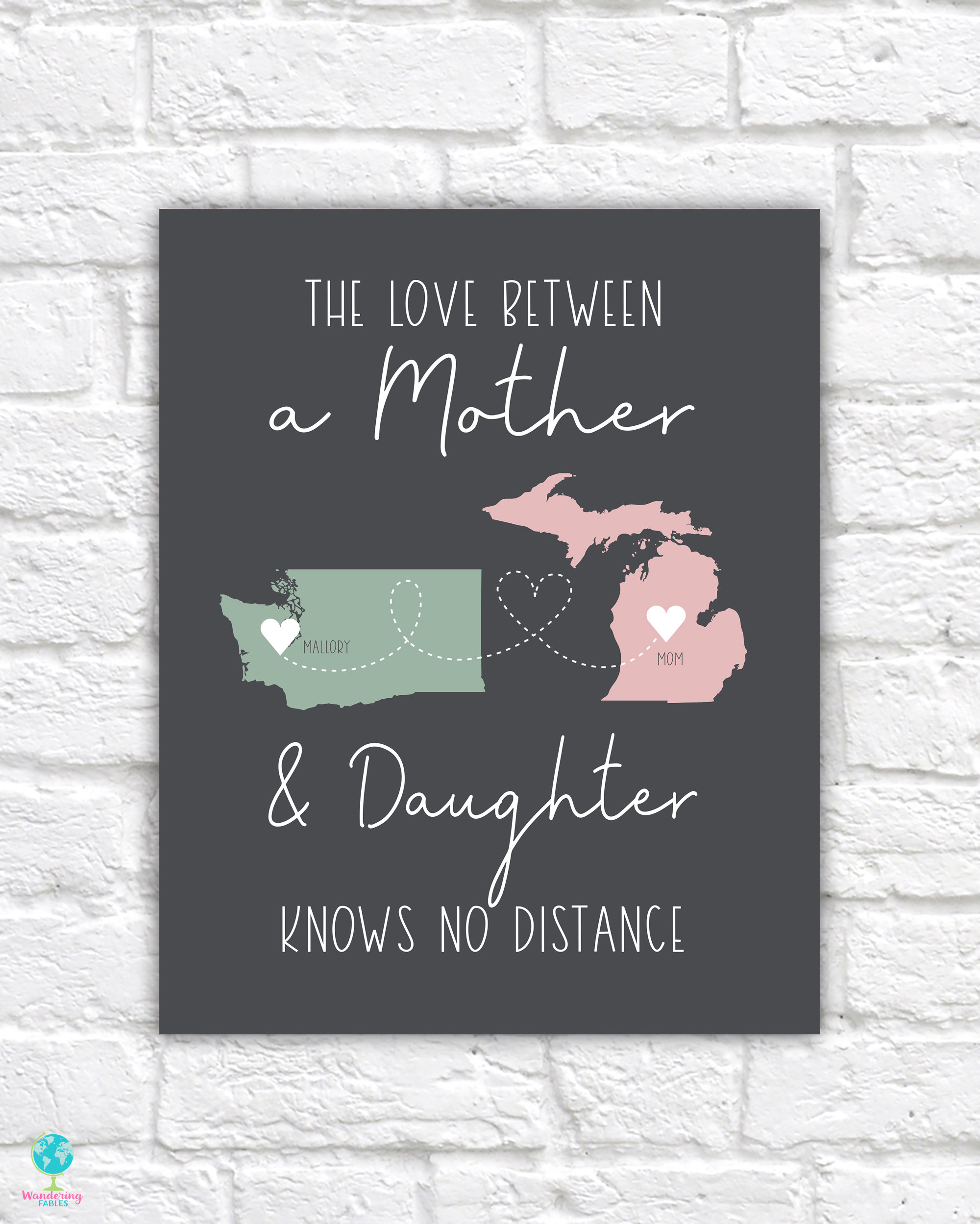 Long distance mom store and daughter