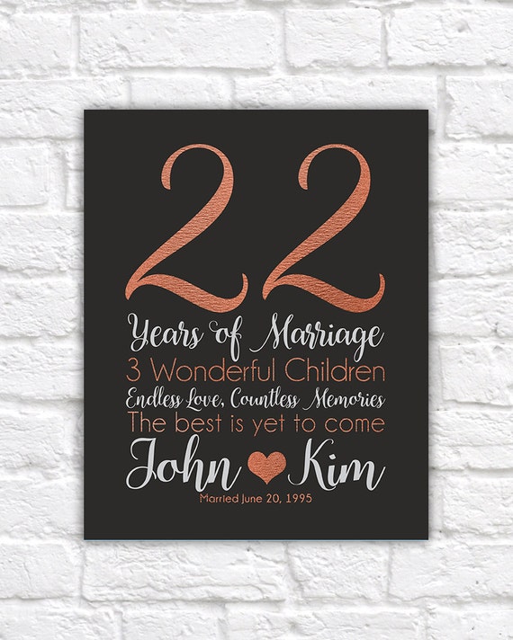 wedding anniversary 22 years
