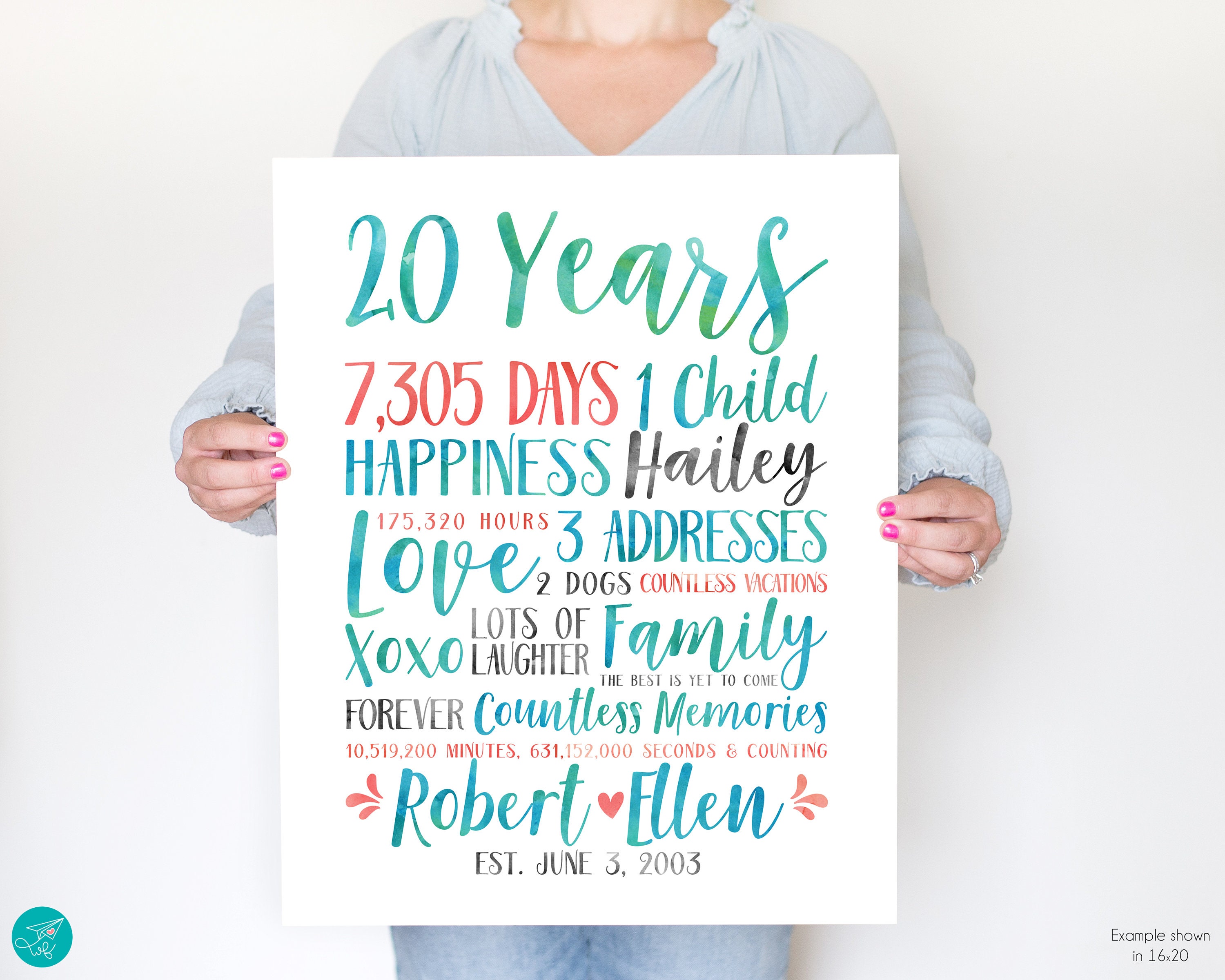 20 year 2024 anniversary ideas