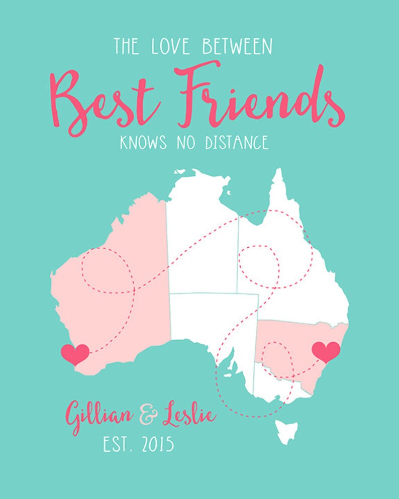 Australia Map Custom Gifts for Mom Long Distance Mother | Etsy