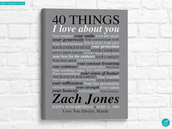 Sentimental 40th birthday gifts deals