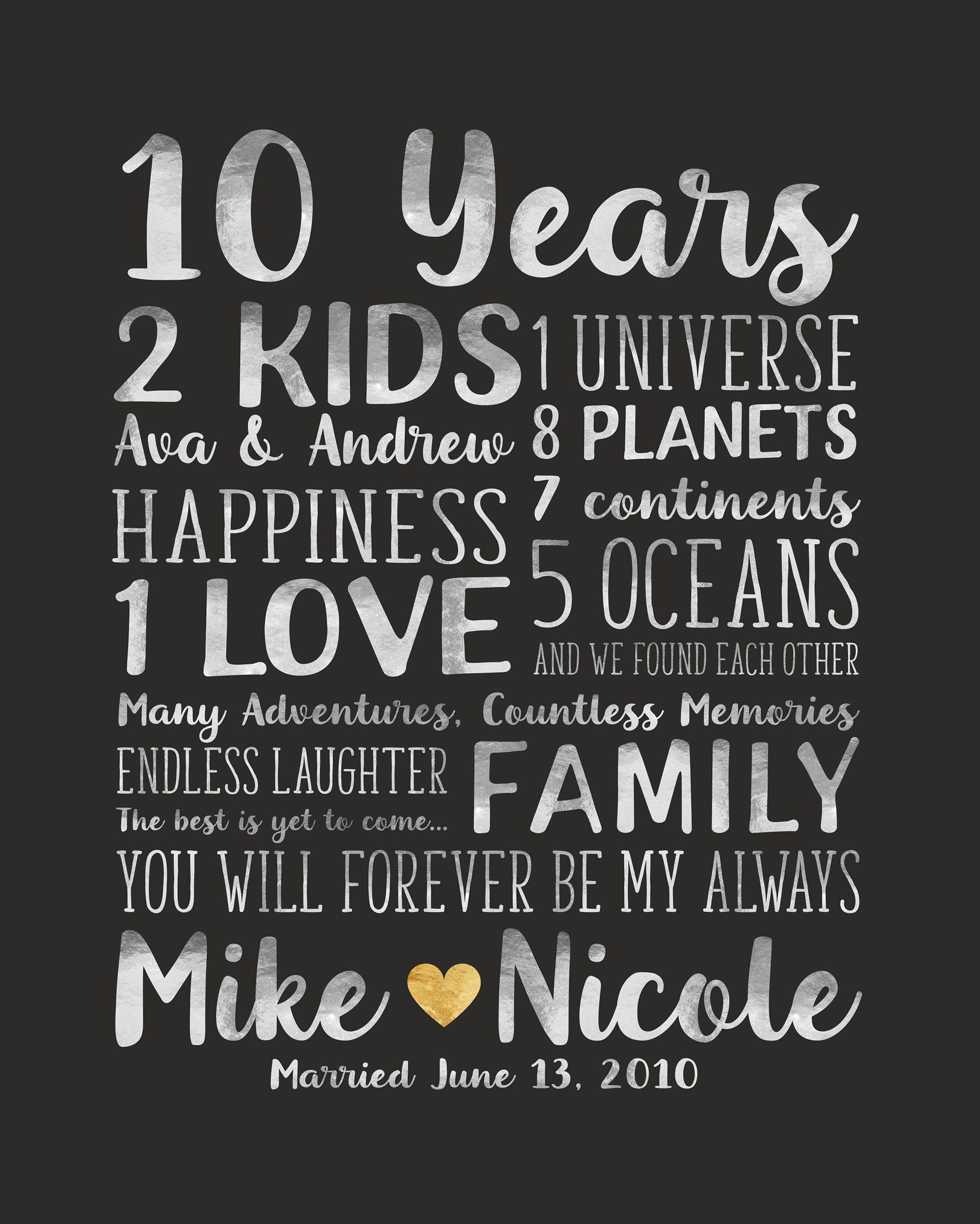 Anniversary Gift For Husband And Wife Relationships Dating Marriage Wedding Universe Love Gift 10th Anniversary For Her Him Wf409 Anniversary Gift For Husband And Wife Relationships Dating Marriage Wedding Universe Love Gift 10th Anniversary For Her Him Wf409