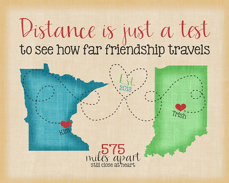 In my friends is a far. Long distance friends. friend far away.