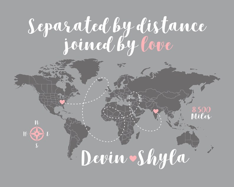 long distance relationship gifts etsy