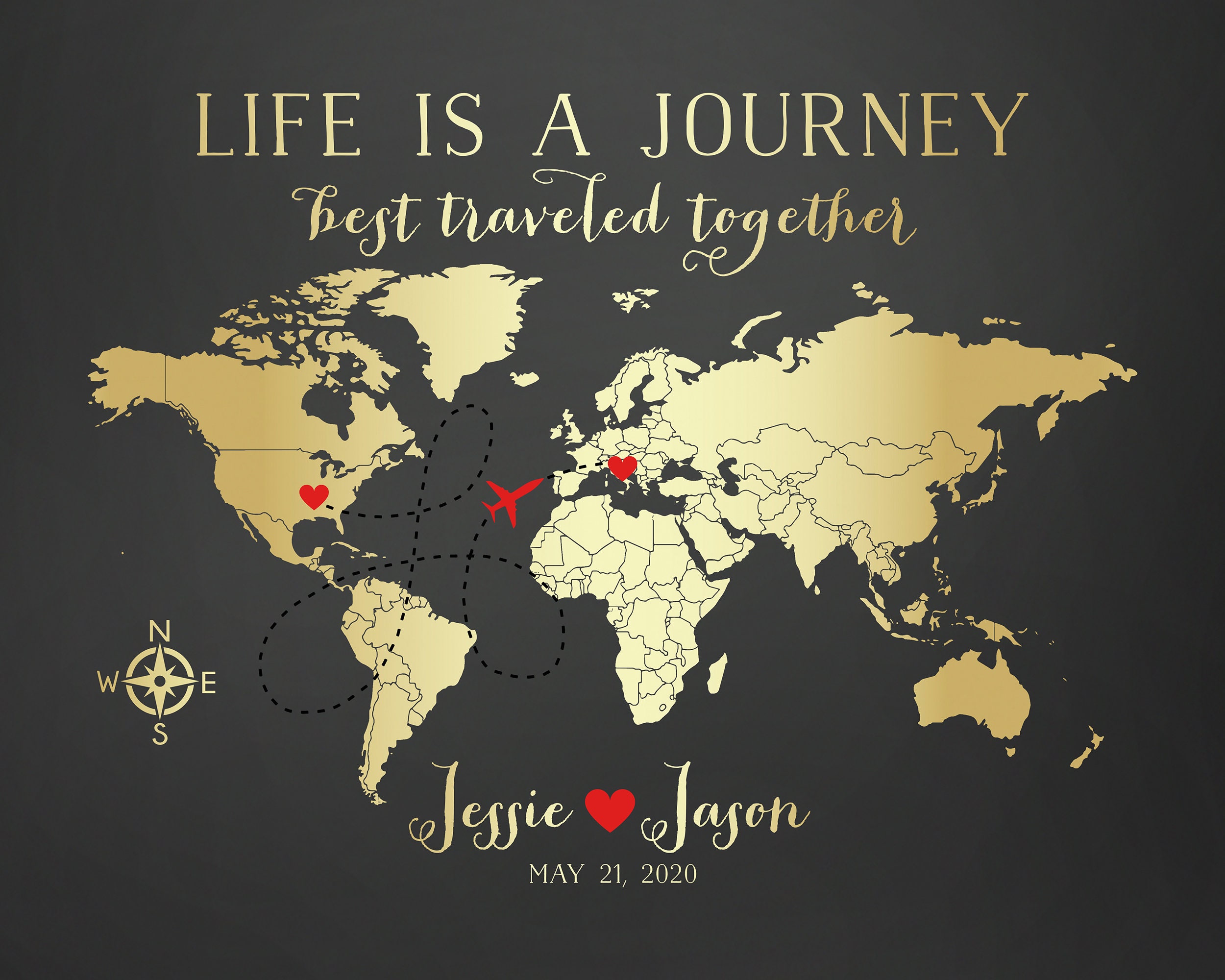 Möbel & Wohnen South Africa Map Word Art Travel Engagement Wedding