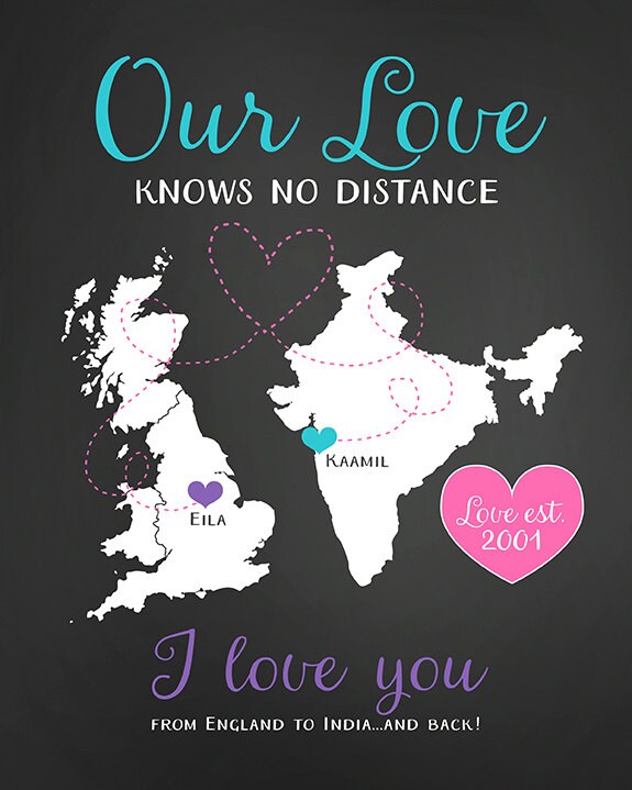 long distance anniversary gift