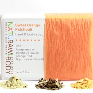 Sweet Orange Patchouli Body + Hand Bar Soap - 5.5 oz
