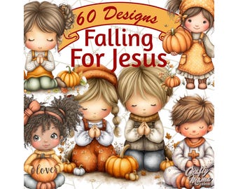 60 Png Christian Fall Clipart, Autumn Faith Clip Art, Religious Kids PNG, Bible, Cross, Christian, Spiritual, Harvest, God, Jesus, Printable