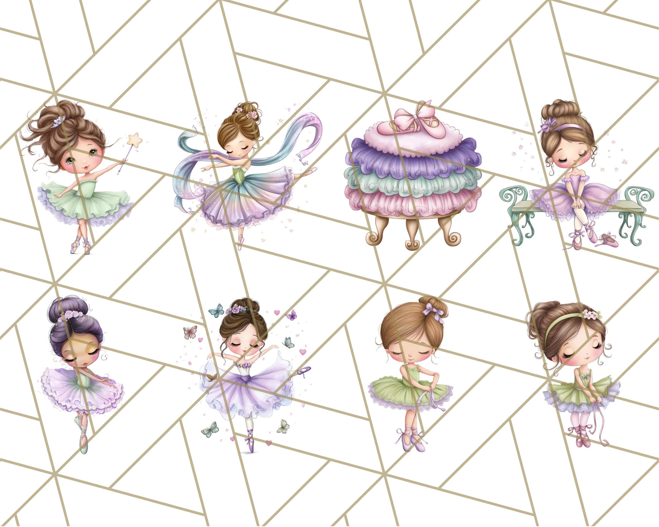 Ballerina Clipart PNG, Cute Ballet Girl Clip Art, Tutu Princess PNG ...