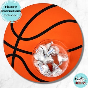 Basketball-Süßigkeits-Dome-Svg, Kindersport-Svg, Basketball-Svg, Sport-Süßigkeitshalter-Svg, Basketball-Süßigkeits-Verzierungs-Svg, Basketball-Süßigkeits-Svg