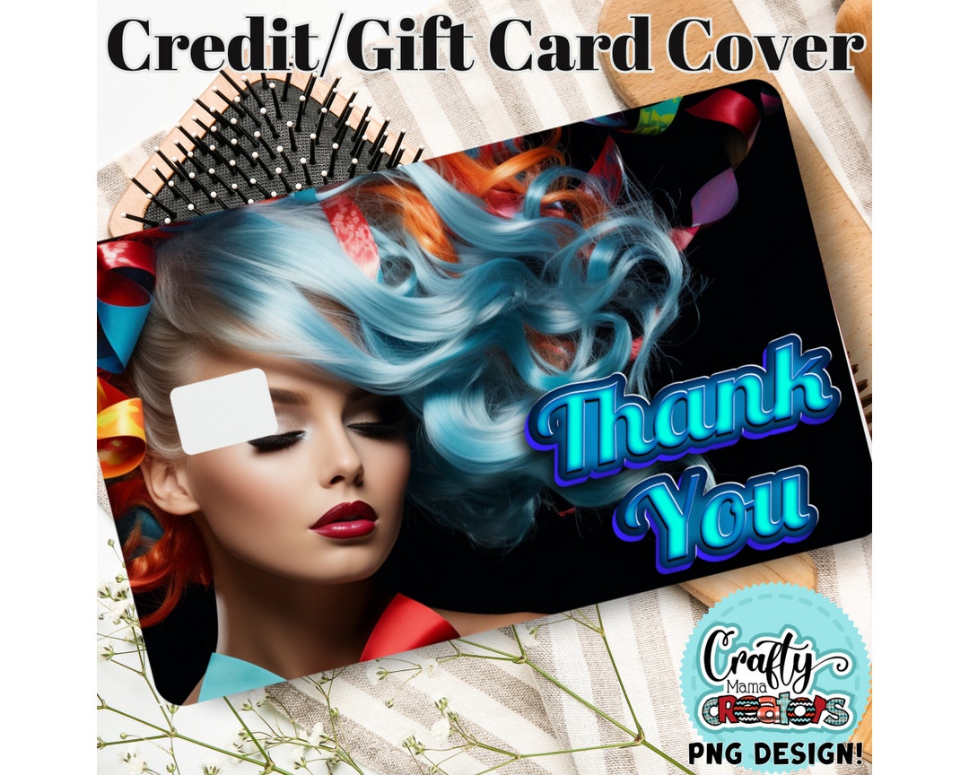 Hairstylist Gift Card Png File Hair Dresser Thank You Png Etsy