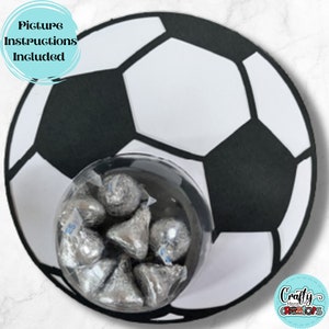 Fußball-Candy-Dome-Svg, Kinder-Sport-Svg, Fußball-Svg, Sport-Süßigkeitshalter-Svg, Auf Feuer Fußball-Süßigkeits-Verzierungs-Svg, Fußballtor-Süßigkeits-Svg