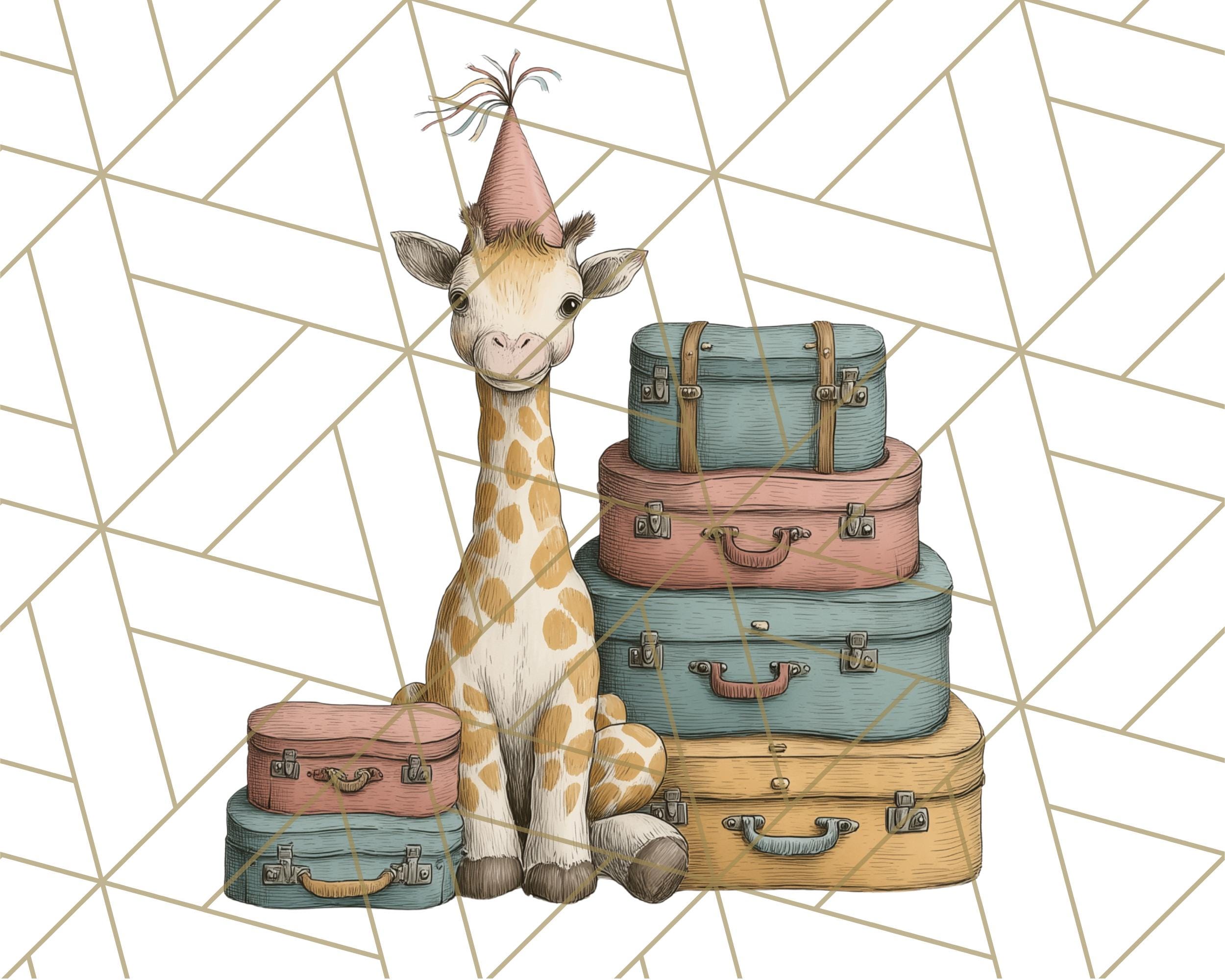 Vintage Carnival Animals Clipart, Circus Clip Art PNG, Retro Circus ...