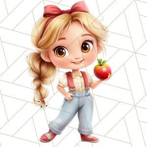 Teacher Clipart Bundle, Teaching PNG, School Sublimation, Classroom Decor Graphics, Cute School Clip Art, Back to School PNG image 9