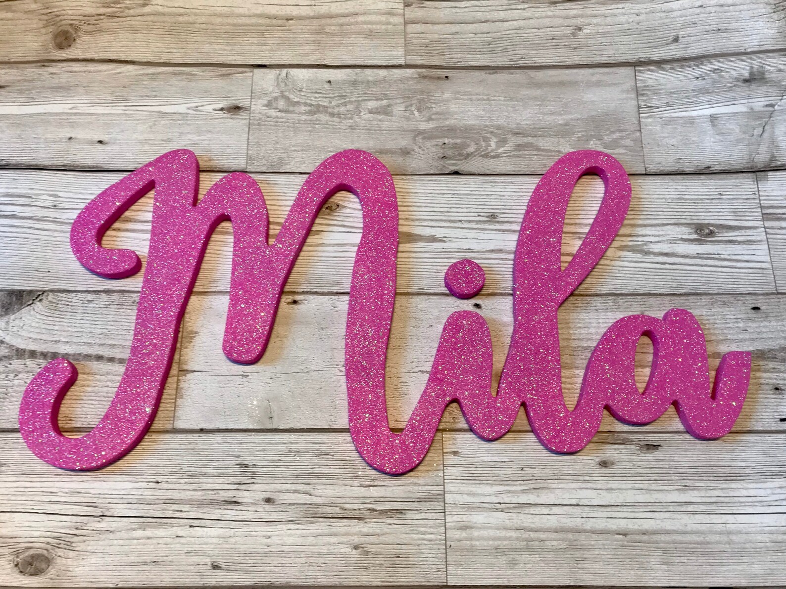 25cm Personalised Name Wall Plaque 25cm Tallletters Toybox Etsy UK